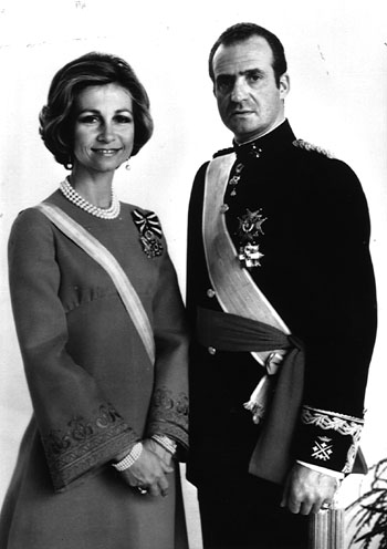 queen sofia. Carlos and Queen Sofia